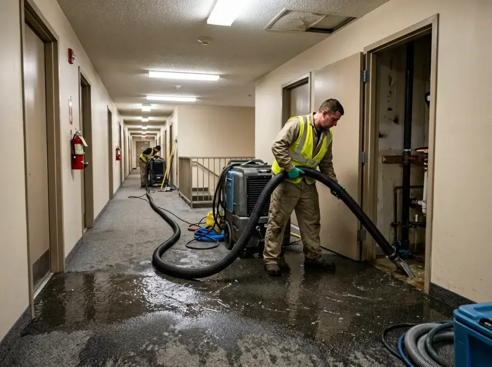 multi-unit-apartment-hallway-f-005 — frequently asked questions, Emergency Burst Pipe Water Extraction & Removal in Romney,…